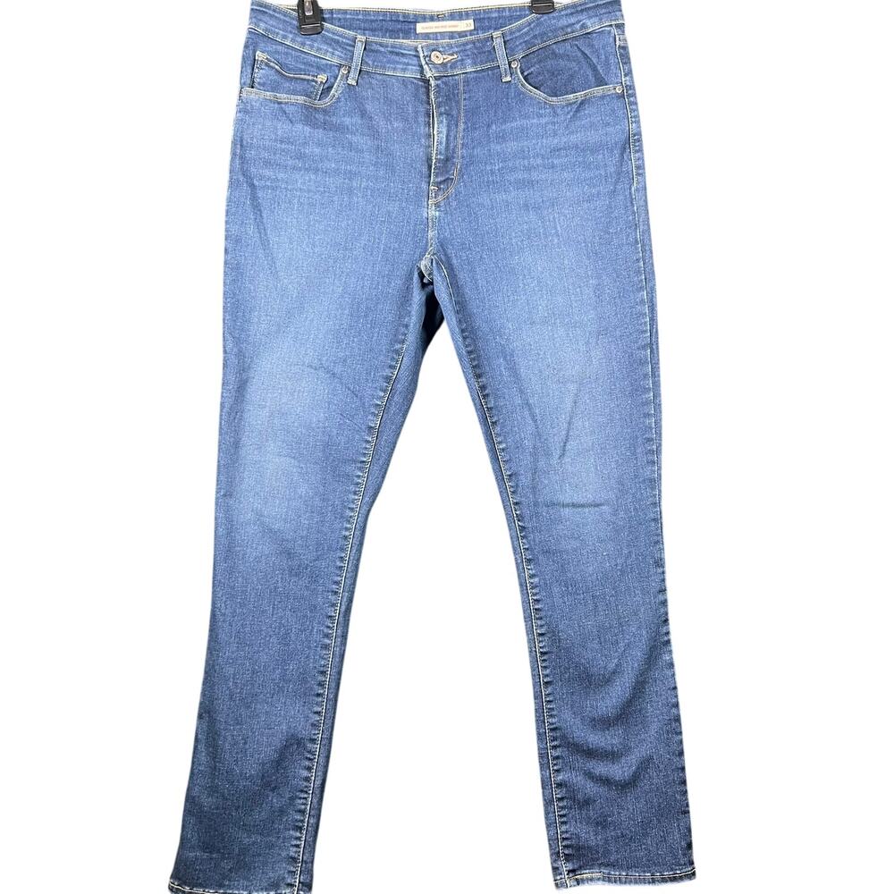 Women’s Levi's Classic Mid Rise Skinny Stretch Denim Jeans Blue Size 33x30